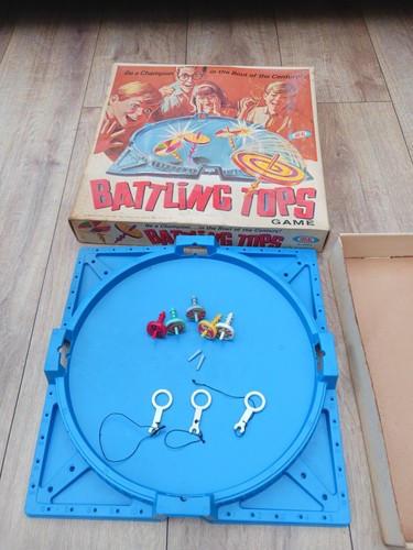 Vintage battling tops - 'battling, board