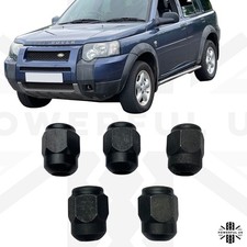 5pc Wheel nuts Black for Land