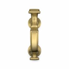 Large Satin Brass Reeded Doctor Door Knocker Traditional Victorian Georgian