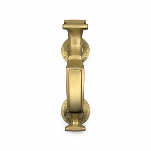Large satin brass - large, reeded