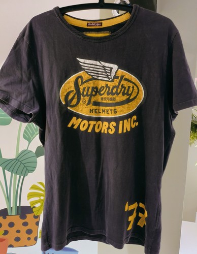 Vintage superdry black - black, label