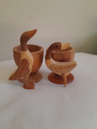 Pair hand carved - of, mid