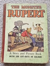 The Monster Rupert Book 1950 By Mary Tourtel