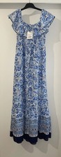 ZARA BLUE WHITE FLORAL PRINT