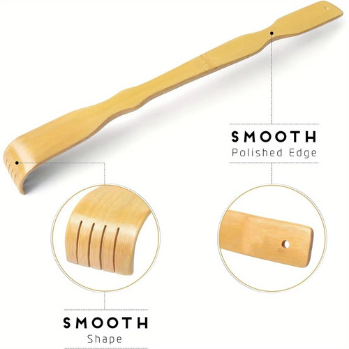 Long wooden back scratcher - long,