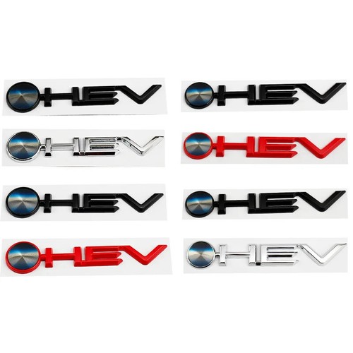 Metal hev emblem letter - 3d,