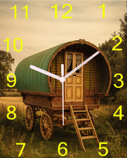 Gypsy Caravan Clock, Bow Top