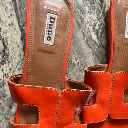 Dune women orange leather - dune,
