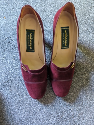 Vintage arabesque suede shoes - arabesque,