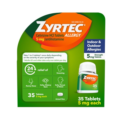 Zyrtec hour allergy relief - zyrtec,
