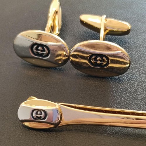 Gucci interlocking cufflinks - gucci,