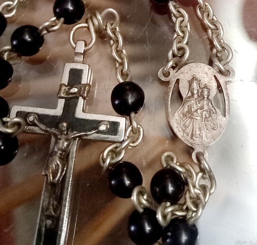 Antique italian rosary beads - italian,