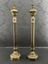 Vintage Pair Of 24” Brass