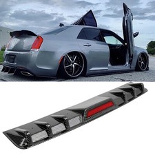 Carbon Car Rear Bumper Diffuser Lip Splitter Spoiler For Chrysler 300 SRT8 300C