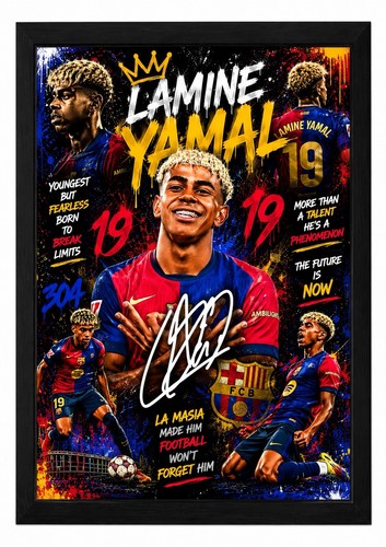 Lamine yamal signed - signed, autograph