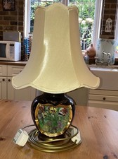 Vintage Trompe L'Oeil Aquarium Lamp 1950/60s With Shade. Excellent Condition.