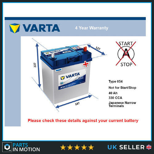 Battery fits suzuki - alto, 1.0
