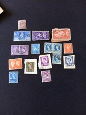 Vintage British Stamps Edward V11 onwards. Used. Pre Decimal