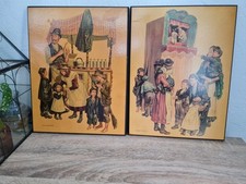 Ronald Embleton  Prints X 2 Hokey Pokey Man 3576 And Punch And Judy Man 3580