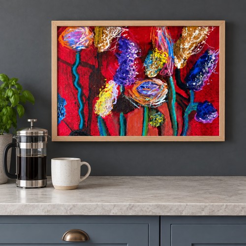 Framed abstract 12 - a3, 16