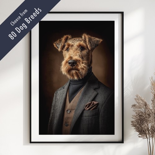 Smartly dressed dog - smartly, portrait