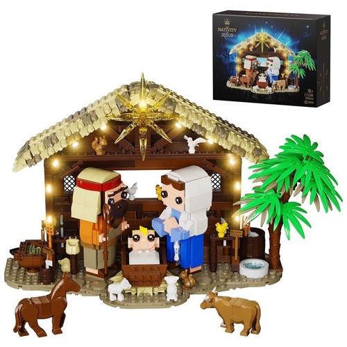 Jesus nativity scene building - nativity,