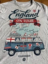 England On Tour T Shirt Officially Licensed VW Camper Van Sz XL ~ 46" 48"