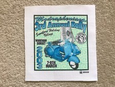 Vintage 2003 MODROPHENIACS Dorset SCOOTER RALLY Patch VESPA GL150 150GL GS150