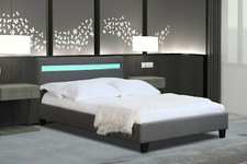Fabric Modern Bed Frame With