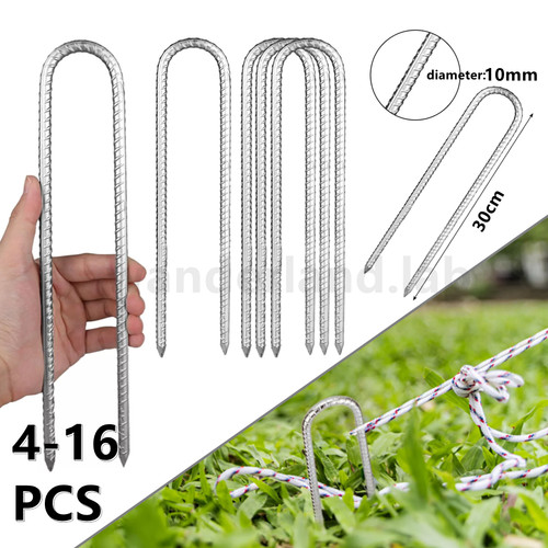 Shaped tent pegs 30cm heavy - tent,