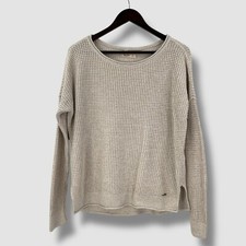Hollister Womens Beige Chunky