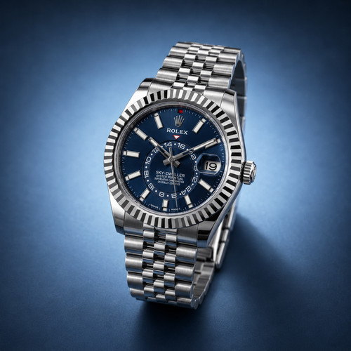 Rolex sky dweller 326934 blue - rolex,