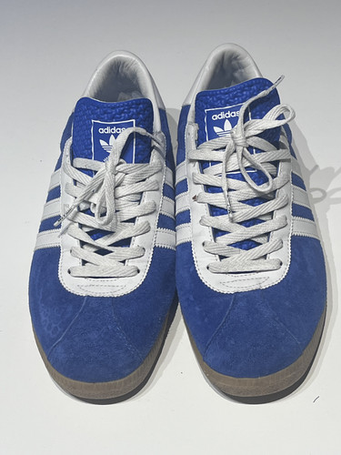 Adidas athen blue suede white - blue,