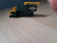Vintage MATCHBOX COMBINE HARVESTER MODEL 379a Diecast Green & Yellow 