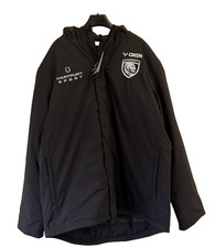 padded jacket gloucester rugby coat UK XL REF JN134 =