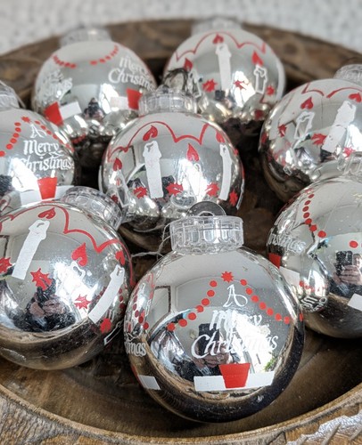 80s vintage retro silver red - 80s,