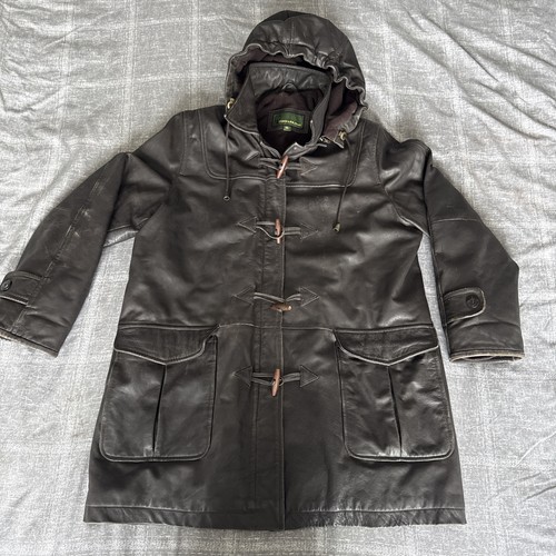 Hidepark leather duffle coat - duffle,