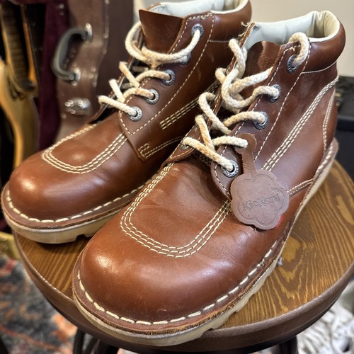 Mens kickers boots brown - hi,