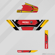 MARANELLO EUROPEAN STYLE DD2 RADIATOR STICKER KIT - ROTAX - KARTING