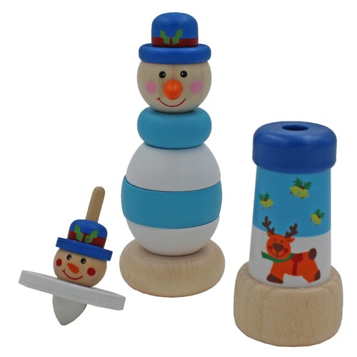 Christmas retro wooden toy set - christmas,
