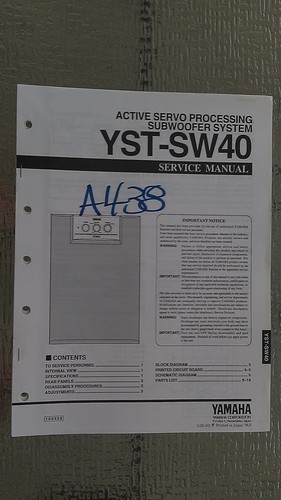 Yamaha yst sw40 - yamaha, yst-sw40