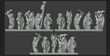 Dark elf Witch Elves 10mm