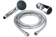 Caraflow Sun Shower Wall Mount Set, Bracket, 1.5m Hose, & Sun Shower Head