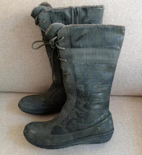Women teva boots green nubuck - women,