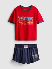Stranger Things WSQK Shorty Pyjamas New with tag Primark red trend