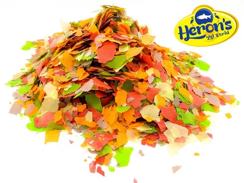 Herons 1kg koi flakes premium - koi,