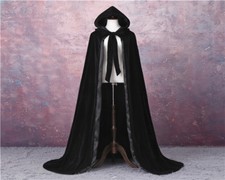 VELVET + LINED GOTHIC CLOAK