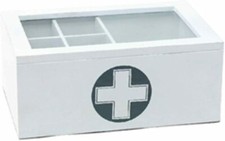 Wooden Medicine Storage Box