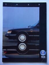 SAAB CARS orig 1987 UK Mkt Publicity Brochure - 900 9000 History etc