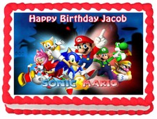 MARIO BROS AND SONIC Party